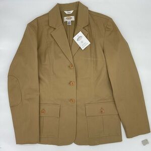 NWT Talbots Lined Notched Collar Stretch Blazer